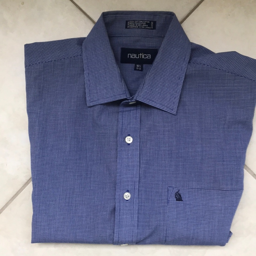 Men’s Nautica Short Sleeve Shirt..16 1/2